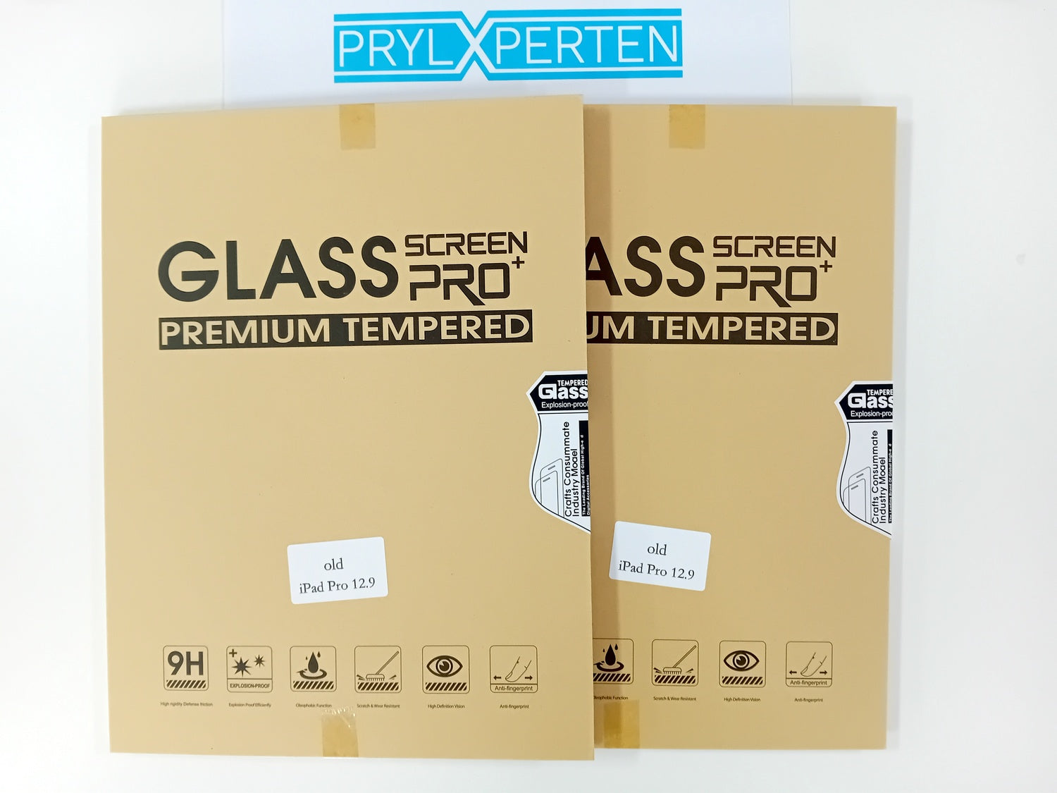 2x Displayskydd i härdat glas till iPad Pro 12,9 tum Generic