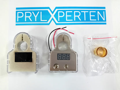 2x Batteriklämmor med LCD. Universal Generic