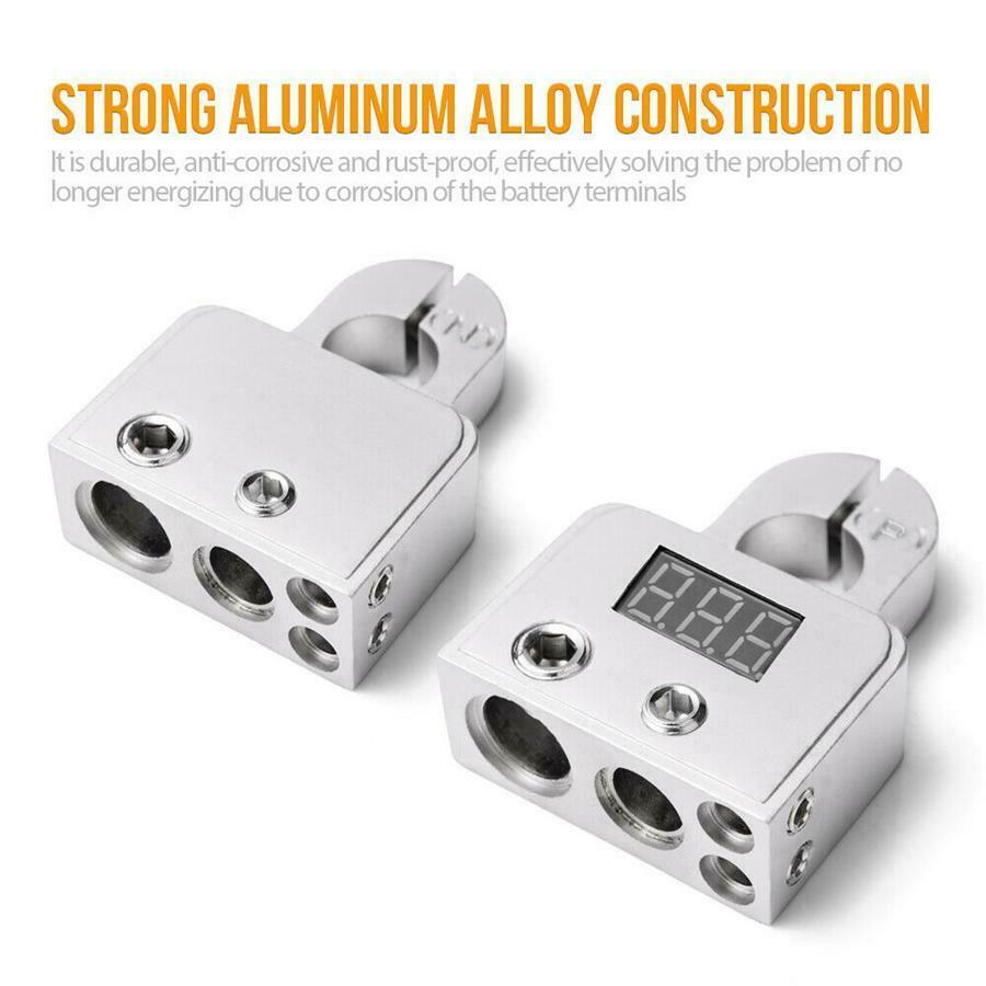 2x Batteriklämmor med LCD. Universal Generic