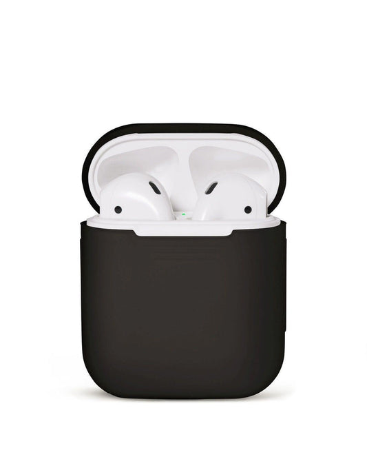 2x Silikonskal fodral för Apple Airpods / Airpods 2 - Svart Generic