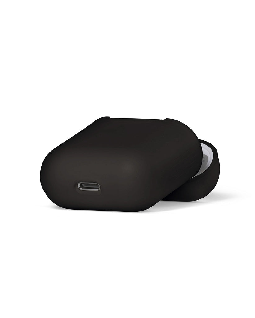 2x Silikonskal fodral för Apple Airpods / Airpods 2 - Svart Generic