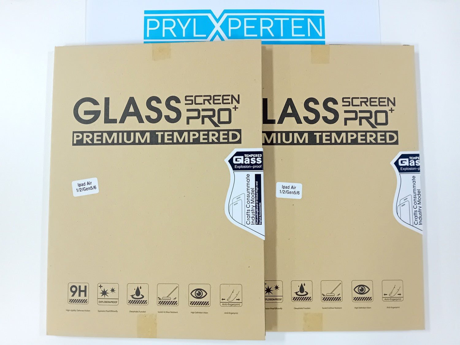 2x Displayskydd i härdat glas till iPad Air 1/2/gen 5/gen 6 9,7 tum Generic