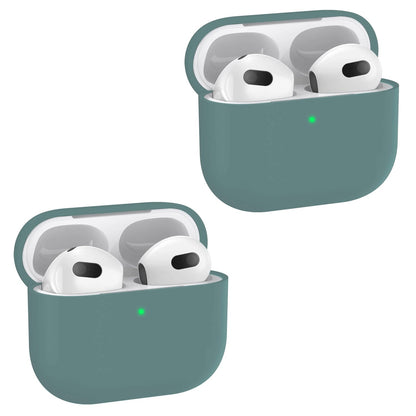 2x Grön Apple AirPods 3 skal silikon skyddsfodral för AirPods 3 Generic