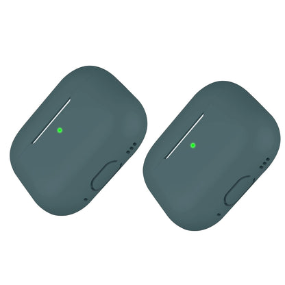 2x Grön Airpods PRO 2 Silikonskal fodral Generic