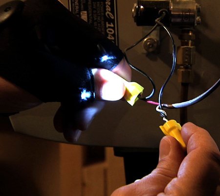 2x Magic handske Vänster ficklampa du inte kan släppa Generic