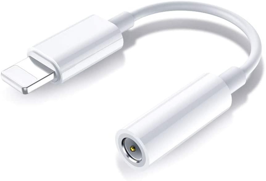 2x BT Lightning till 3,5 mm adapter för hörlurar BT ljud och samtal Generic