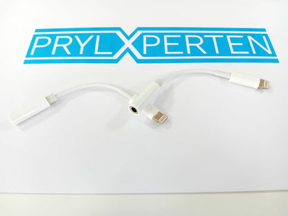2x BT Lightning till 3,5 mm adapter för hörlurar BT ljud och samtal Generic