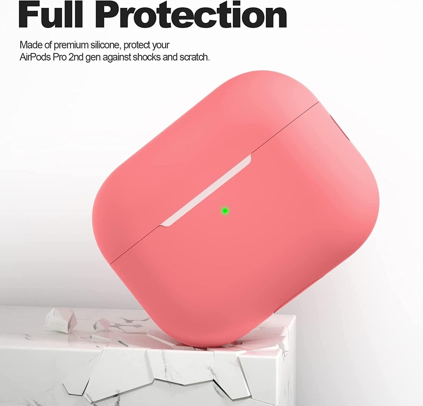 2x Rosa Airpods PRO 2 Silikonskal fodral Generic