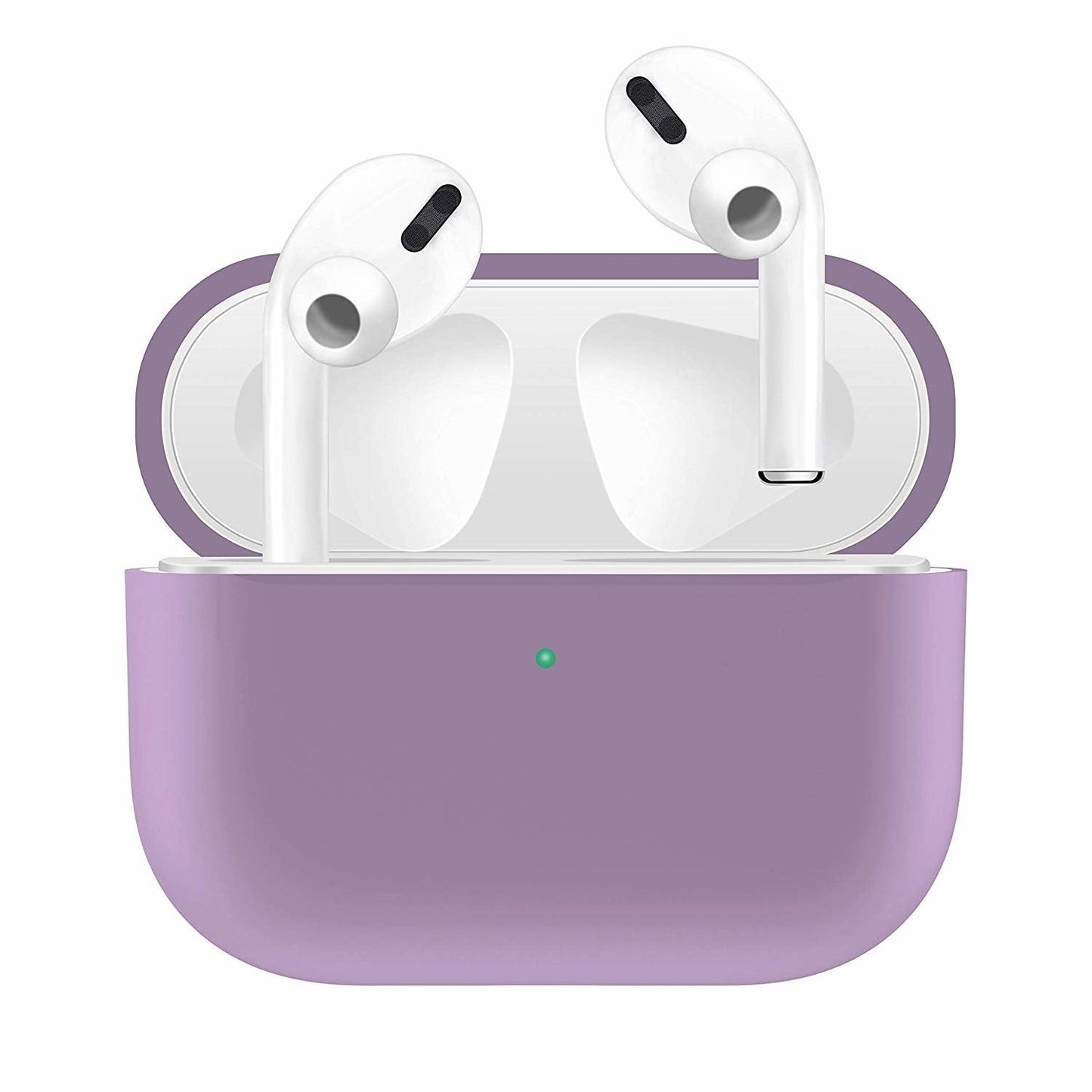 2x Silikonskal fodral för Apple Airpods PRO Lila Generic