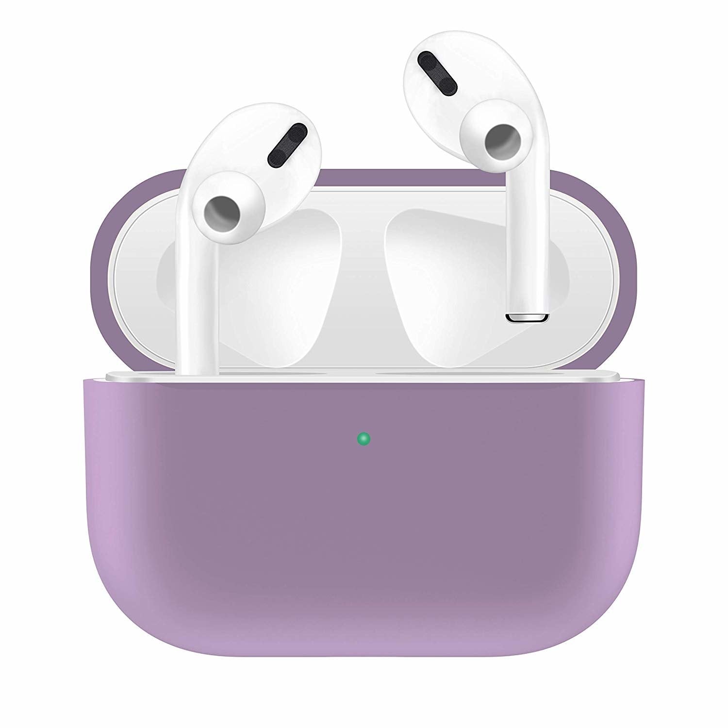 2x Silikonskal fodral för Apple Airpods PRO Lila Generic