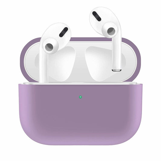 2x Silikonskal fodral för Apple Airpods PRO Lila Generic