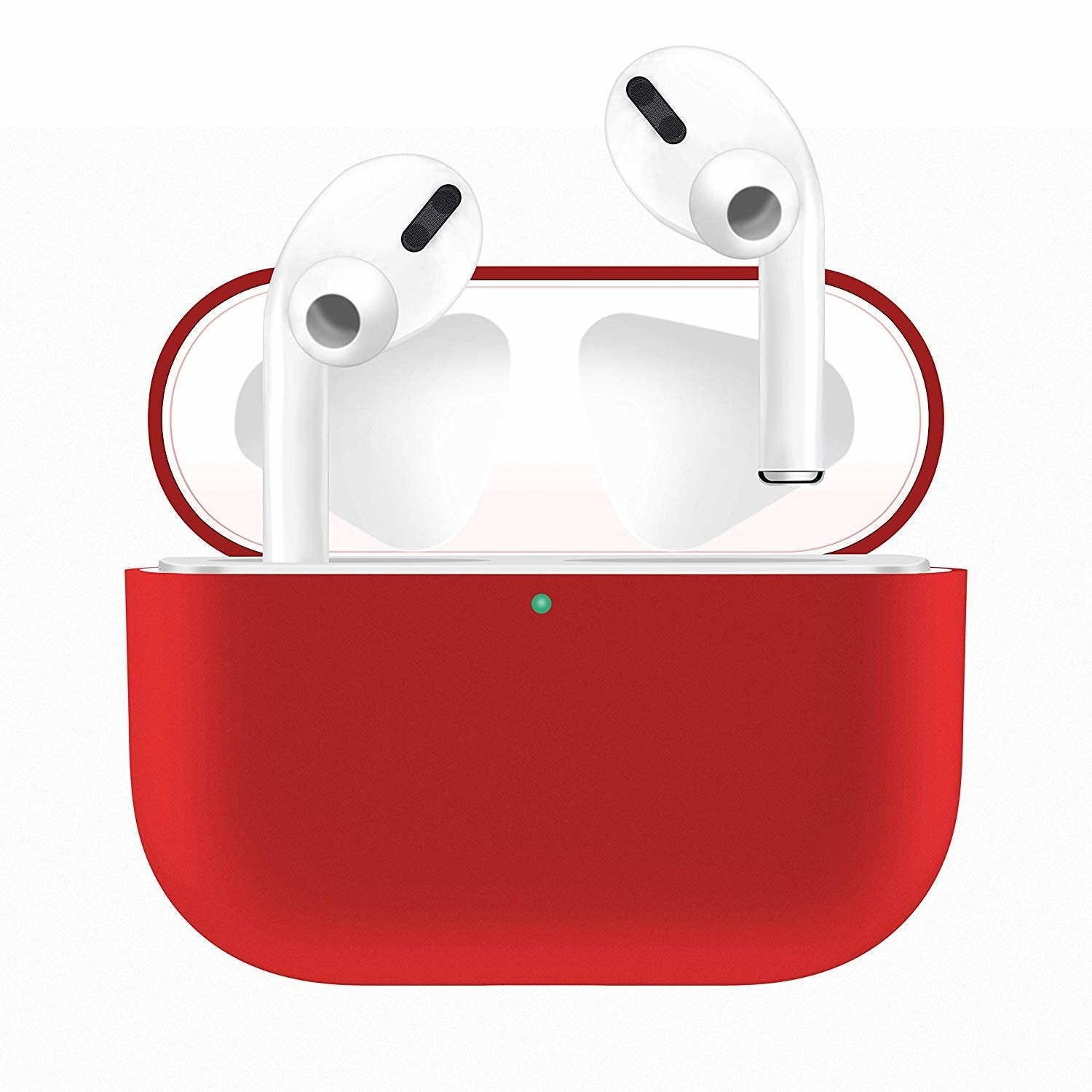 2x Silikonskal fodral för Apple Airpods PRO Röd Generic