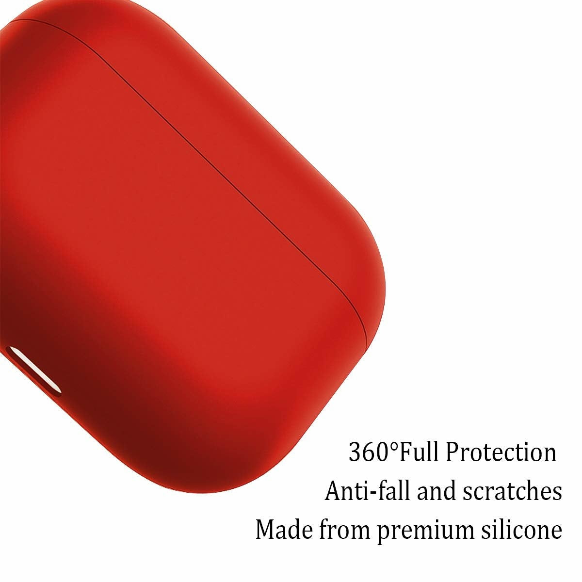 2x Silikonskal fodral för Apple Airpods PRO Röd Generic