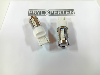 2x Röd 7440 W21W T20 33st smd 5730 Generic