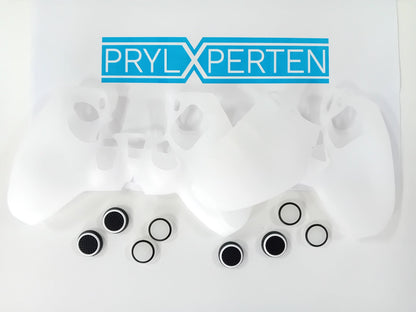 2x Silikonskydd för Playstation 5 PS5 Kontroll - Vit Generic