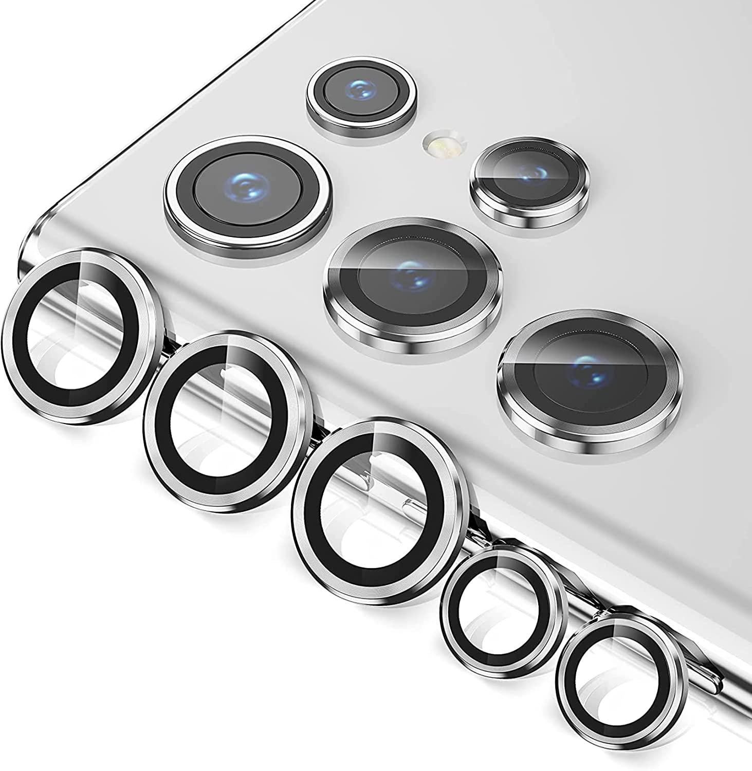 2x Silver Samsung S22 Ultra Kamera Linsskydd Generic