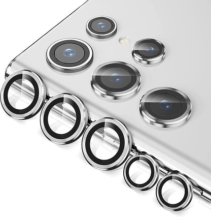 2x Silver Samsung S22 Ultra Kamera Linsskydd Generic