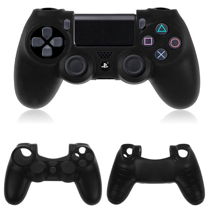 2x Silikon Skydd  för Playstation 4 PS4 Kontroll - Svart Generic
