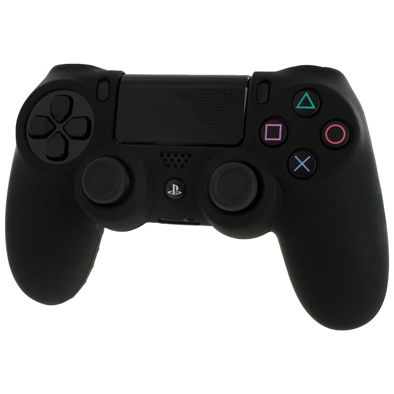2x Silikon Skydd  för Playstation 4 PS4 Kontroll - Svart Generic