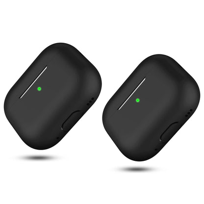2x Svart Airpods PRO 2 Silikonskal fodral Generic