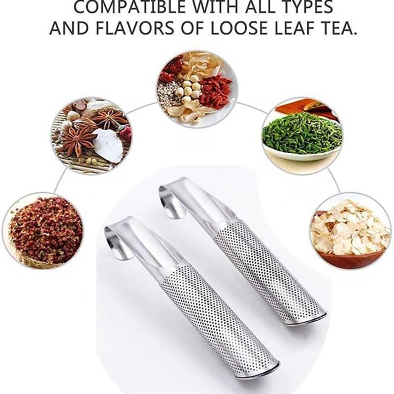 2x Tesil rör rostfritt stål nät tea infuser Generic