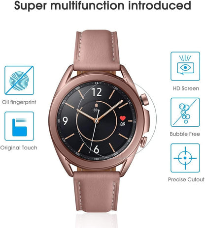 2x Härdat glas skärmskydd till Samsung Galaxy Watch 41mm Generic
