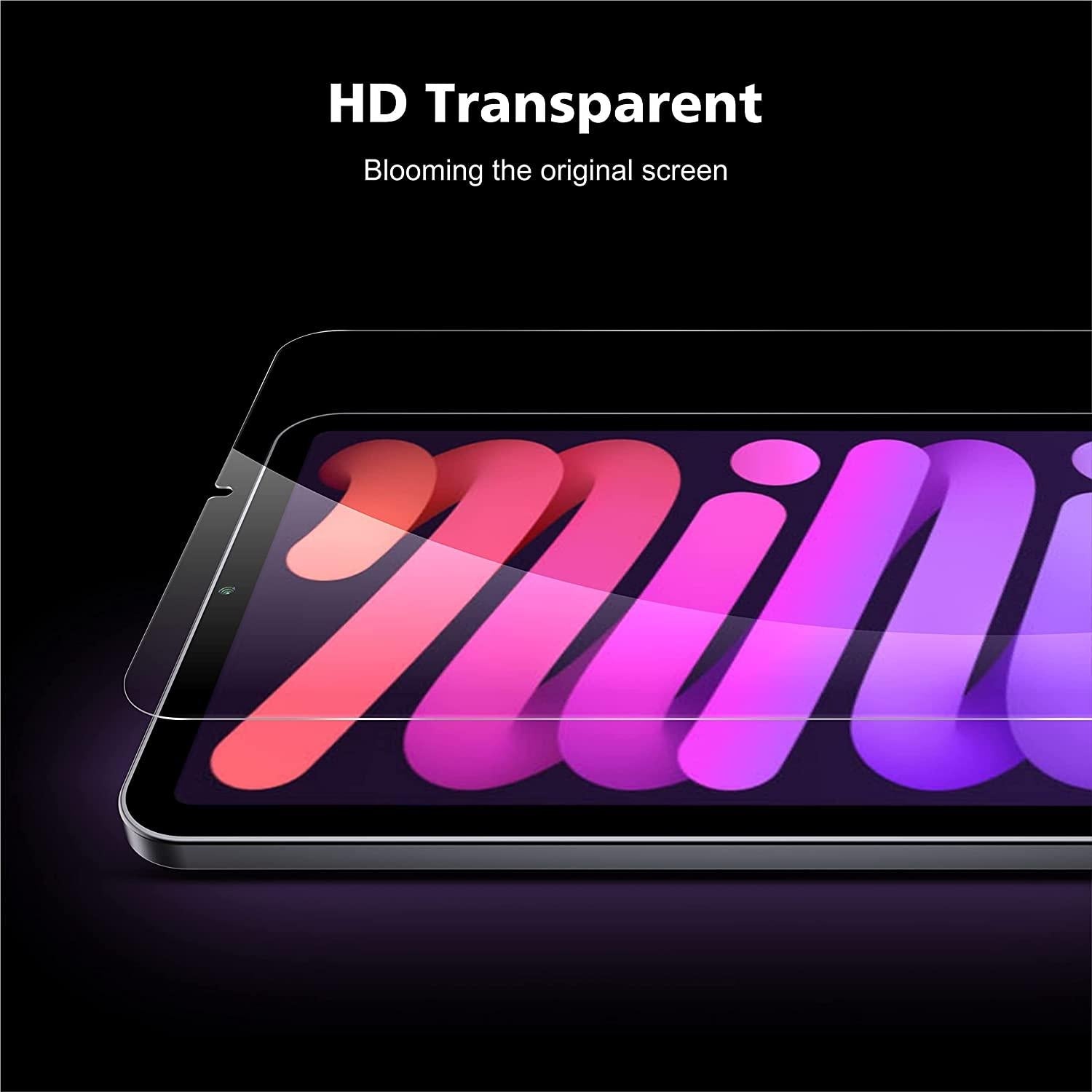 2x Displayskydd i härdat glas till iPad Mini 6 (2021) Generic