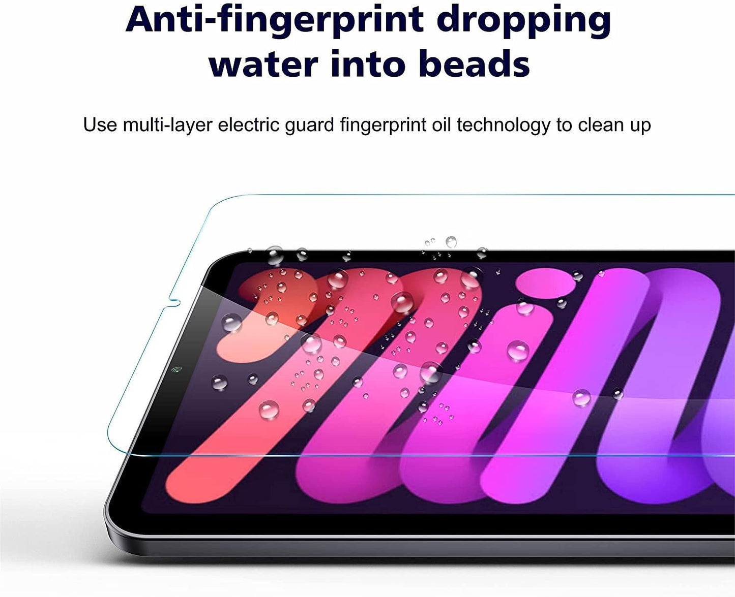 2x Displayskydd i härdat glas till iPad Mini 6 (2021) Generic