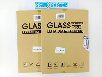 2x Skärmskydd i härdat glas för Samsung Galaxy Tab S7 Plus S8 Plus Generic