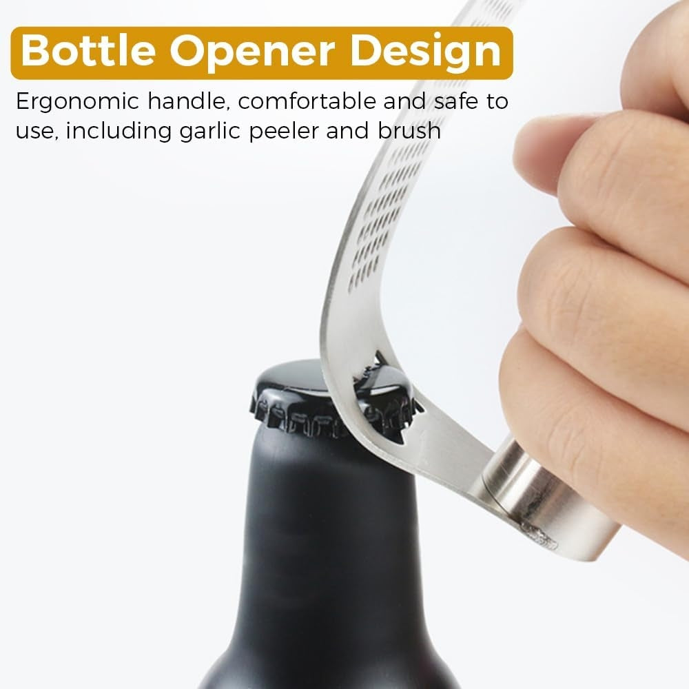 2x Vitlökspress tillverkat av kraftig stål Generic