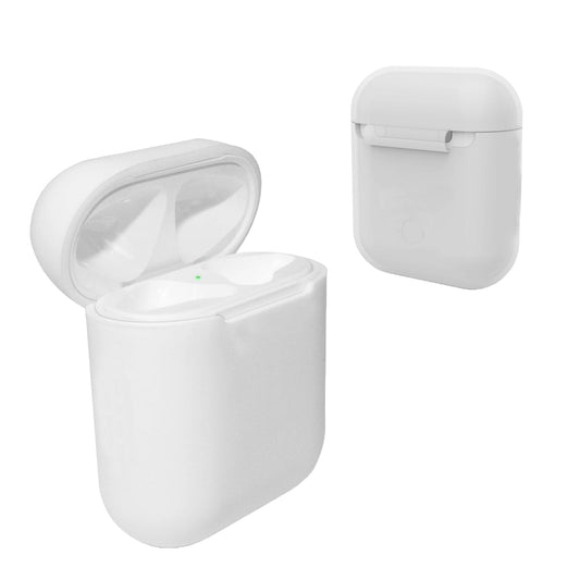 2x Silikonskal fodral för Apple Airpods / Airpods 2 - Vit Generic
