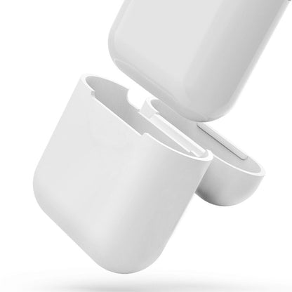 2x Silikonskal fodral för Apple Airpods / Airpods 2 - Vit Generic