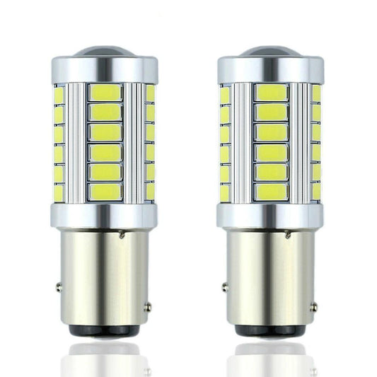 2x  Gul 1157 P21/5W BAY15D 33st smd 5730 Generic