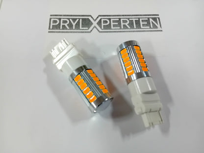 2x Gul 3156 P27W T25 33st smd 5730 Generic