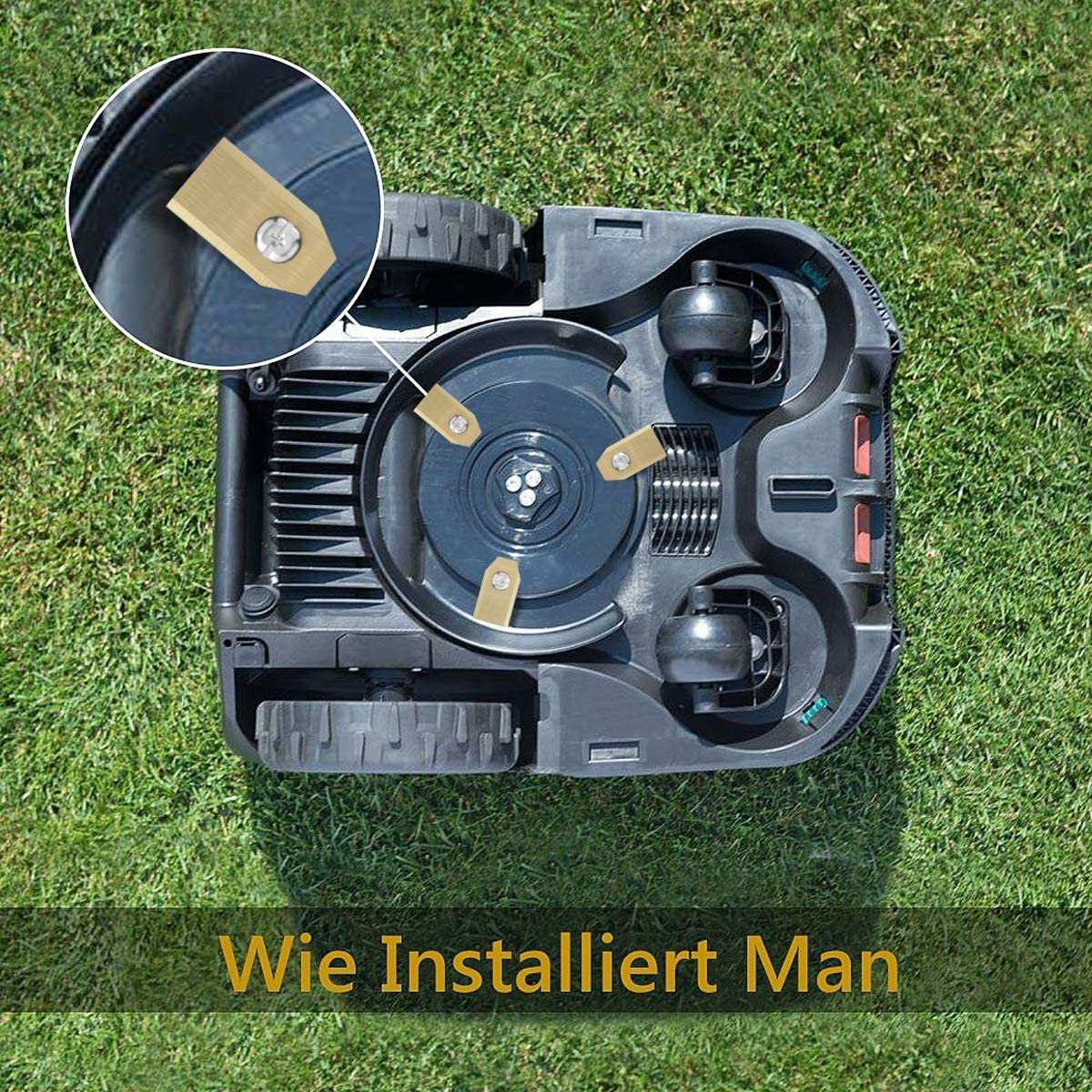 30 pack Knivblad i titan till Husqvarna Automower, Gardena, Meec Generic