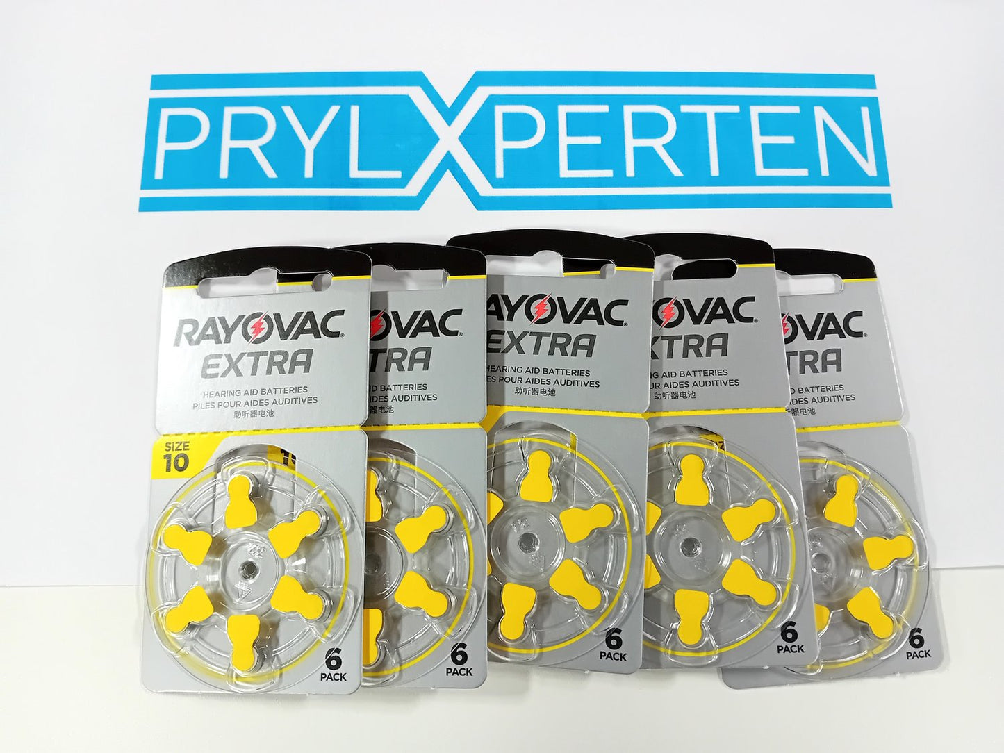 30st. Rayovac Extra Advanced act 10 Gul, 5x6-pack Generic