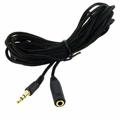 3.5mm hane till hona stereoljud Aux Förlängningskabel 5 meter Generic