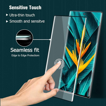 3X Härdat Glasskydd Samsung S23 Ultra Full Fit ,Fingerprint Generic