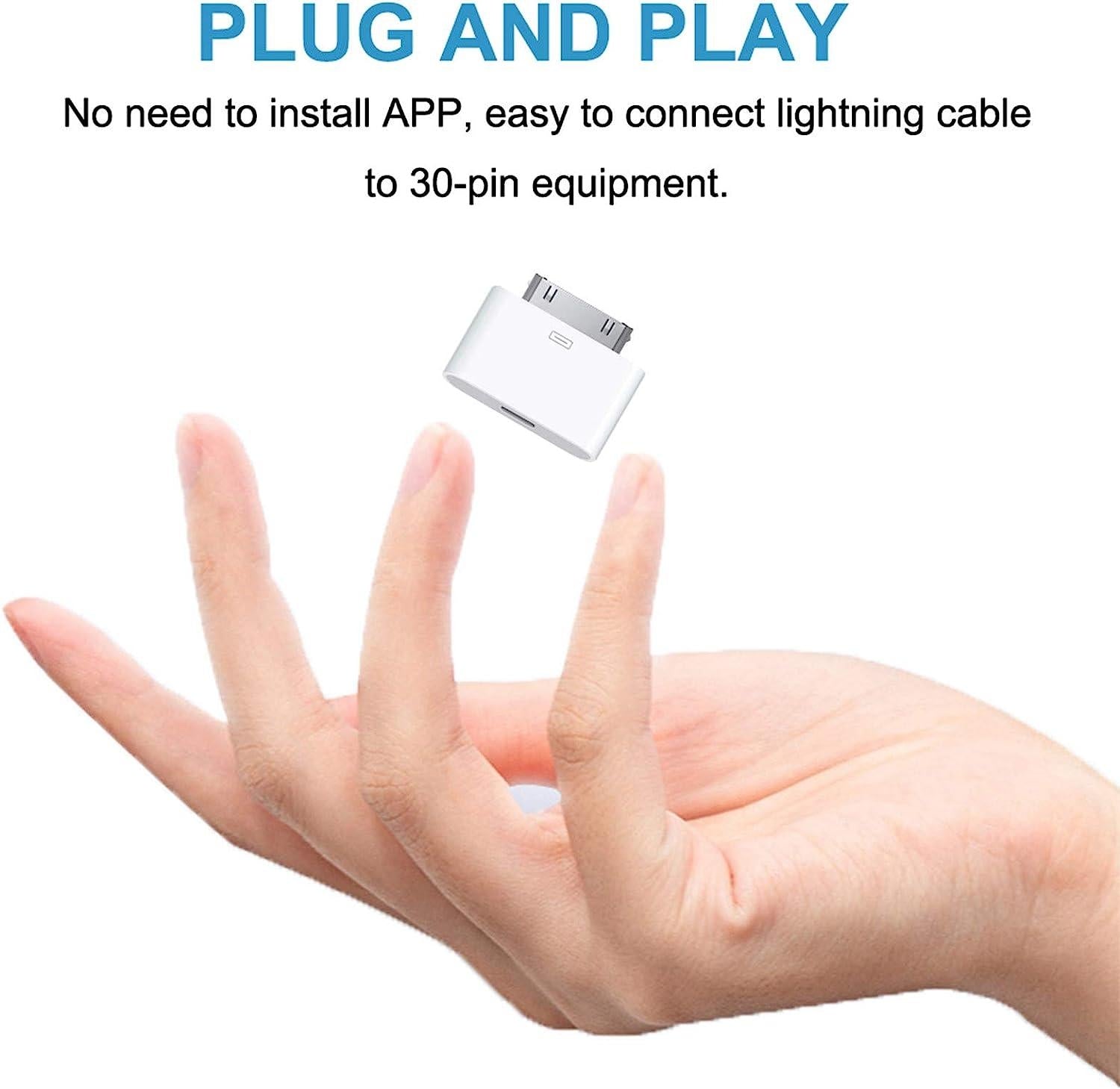 3st 8 - pin till 30 - pin Lightning adapter för iPhone, iPad.. Generic