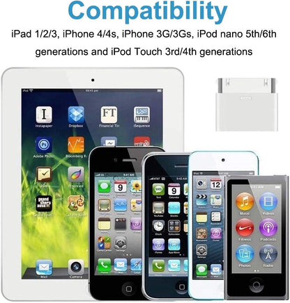 3st 8 - pin till 30 - pin Lightning adapter för iPhone, iPad.. Generic