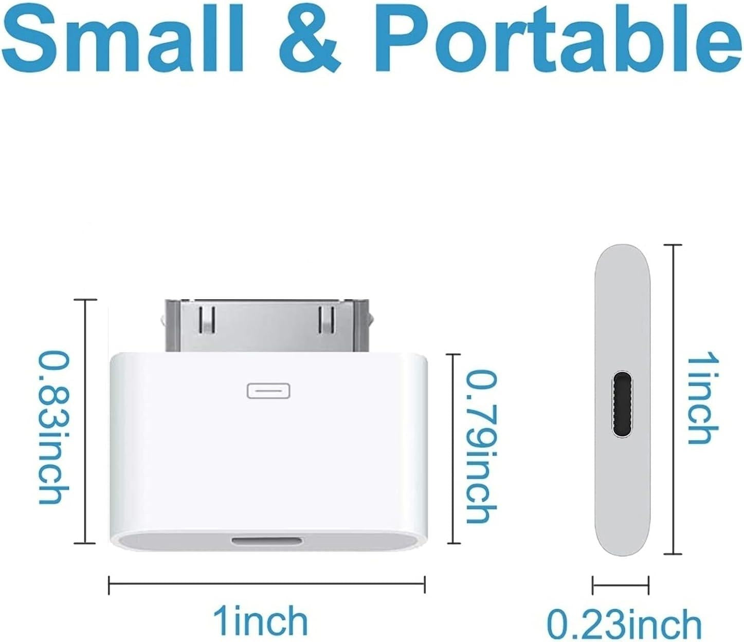 3st 8 - pin till 30 - pin Lightning adapter för iPhone, iPad.. Generic
