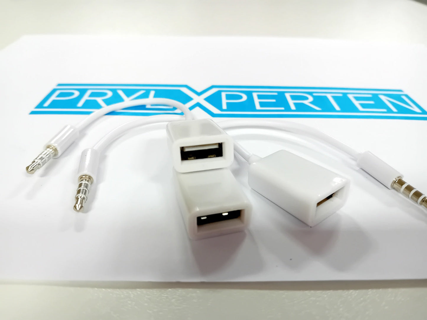 3x 3.5mm Aux Hane till USB Hona Adapterkabel Generic