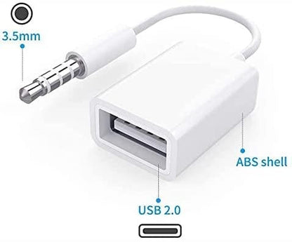 3x 3.5mm Aux Hane till USB Hona Adapterkabel Generic