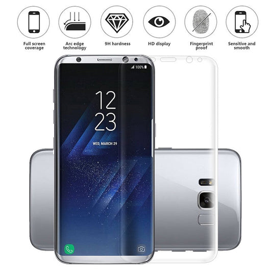 3x Heltäckande Skärmskydd för Samsung S8 i Plast Generic