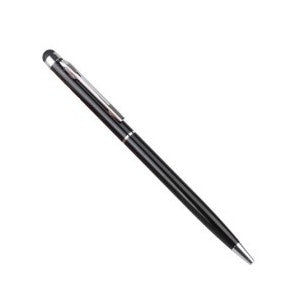 3x Svart 2 i 1 kulspets + Stylus Penna för iPad, iPhone + flera.. Generic