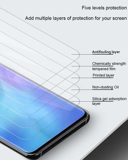 3x Glasskydd Huawei P30 Härdat Täcker hela skärmen Generic