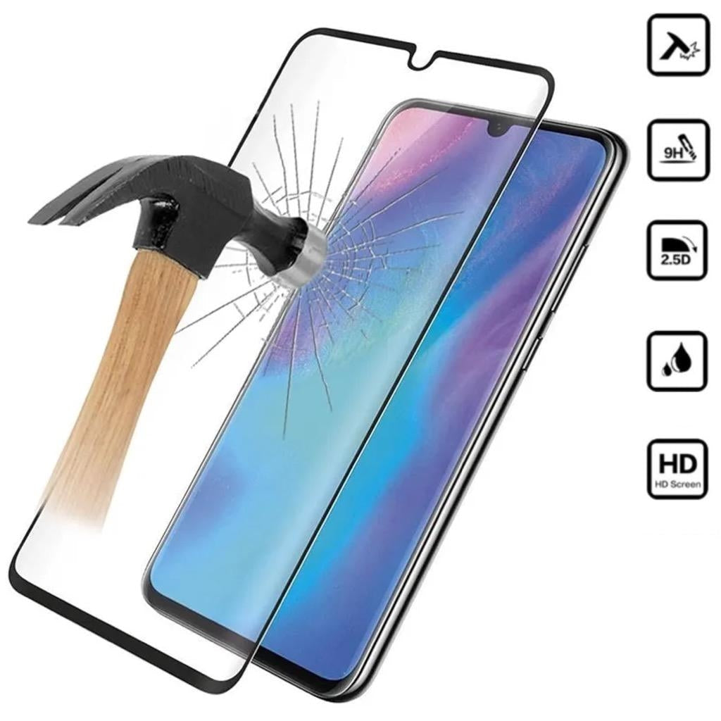 3x Glasskydd Huawei P30 Pro Härdat Täcker hela skärmen Generic