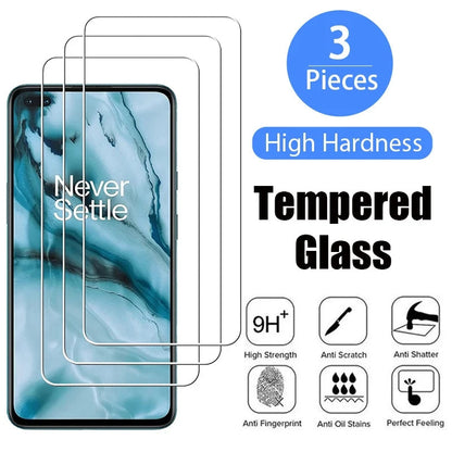 3x Glasskydd OnePlus 9 Härdat Täcker hela skärmen Generic