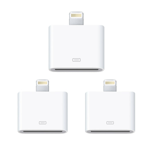 3x Lightning 30-pin till 8-pin adapter för iPhone, iPad Generic