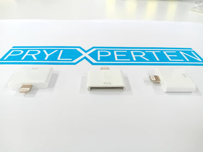 3x Lightning 30-pin till 8-pin adapter för iPhone, iPad Generic